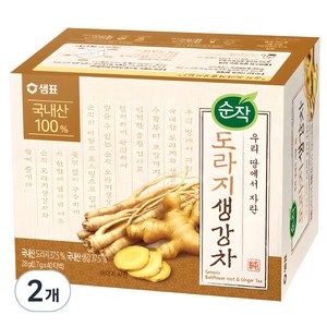 순작 도라지 생강차, 700mg, 40개입, 2개