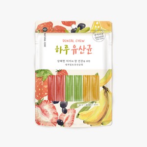 네츄럴코어 하루유산균 강아지 영양제, 혼합맛(딸기/클로렐라/바나나), 72g, 6개