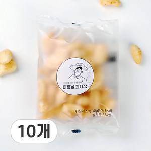 이장님과자점 인절미과자, 10개, 30g