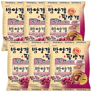 크라운 밤양갱 4p + 팥양갱 4p, 400g, 6세트