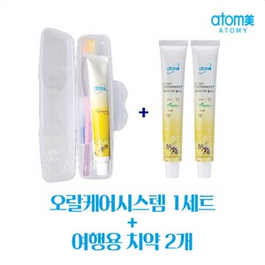 애터미 오랄케어시스템 +애터미 치약 50g 2개, 1세트