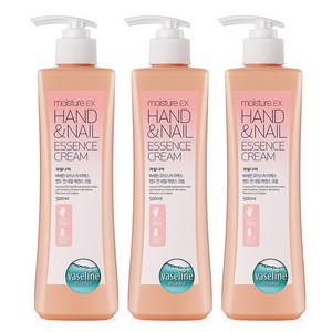 과일나라 바세린 모이스처 이엑스 핸드 앤 네일 에센스 크림, 500ml, 3개