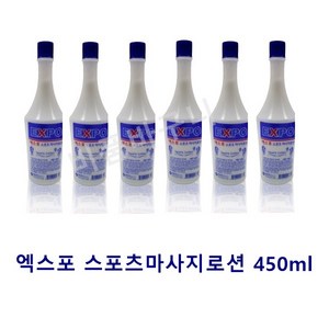 아세아비에이치씨 엑스포 스포츠 마사지로션 450ml 바디로션, 2개