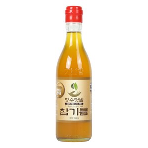 장수텃밭 통참깨100% 옛날 참기름 350ml, 1개