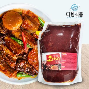 다렘코다리조림양념장 1kg 2kg.15kg 옵션선택가능 찌개양념 생선조림 매운양념 닭도리탕양념소스 갈비양념소스 기본양념장 mainade 다렘식품, 2kg, 1개