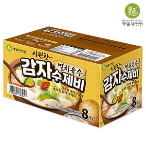 이가자연면 멸치육수 감자 수제비, 186.5g, 8개