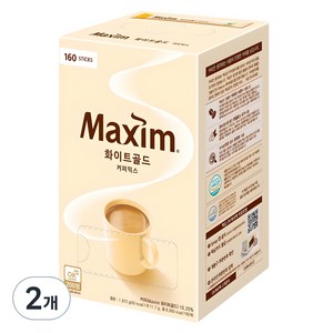 맥심 화이트 골드 커피믹스, 11.7g, 160개입, 2개