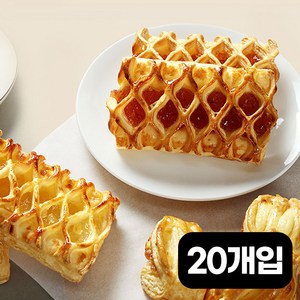 [도도나몰] 무배 딸기파이 냉동생지 75g, 20개