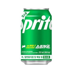 스프라이트 업소용 can, 355ml, 24개