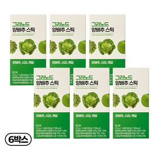 그리노드 양배추 젤리 스틱, 280g, 6박스