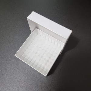 Cryo vial storage box 81홀 냉동 바이알 랙 Cardboard PP