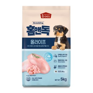 홈앤독 애견사료 전연령 5kg 티에스, 1개, 닭