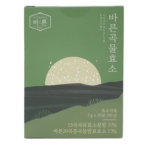 바른 곡물효소 누룽지맛, 90g, 1개