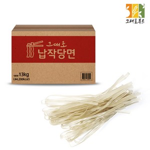 그대로푸드 납작당면 13kg 마라탕용 찜닭용, 1개