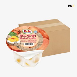 동원 Dole컵젤리 황도요거트, 200g, 24개