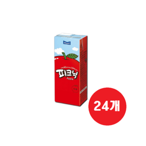 피크닉 사과 240ml 240ml, 24개