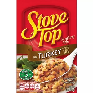 스토브 탑 터키 스터핑 믹스 Stove Top Turkey Stuffing Mix Side Dish 6 oz, 170g, 1개