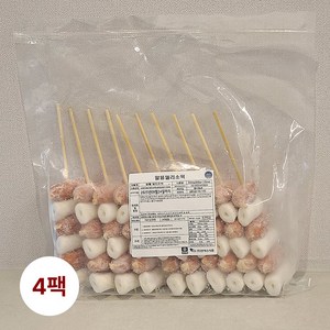 [델리] 소떡소떡 휴게소간식 캠핑용 (냉동), 4개, 900g