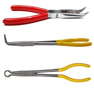 탑헤드 곡마루 6인치 11인치 bent nose plier o형 30도 45도 90도 롱마루 곡마루 튜닝 낚시 수공구 프라모델, 1개