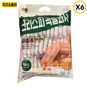 오성 미룡 크리스피 곡물과자 대용량 650g (약 65개입) x 1박스(6봉), 6개