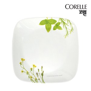 코렐 유러피안허브 사각접시 [대], 1개