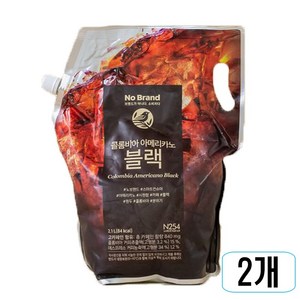 노브랜드 칼다스 아메리카노 블랙2.1L x 2, 2.1L, 2개