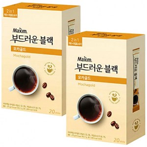 동서 맥심 모카골드 부드러운 블랙 40T (20개입x2개), 2.7g, 40개입, 1개