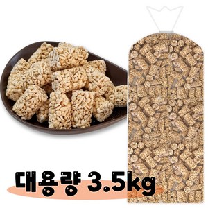 대용량 밀대롱 공장직배송 최근제조 업소용 뻥튀기, 1개, 3.5kg