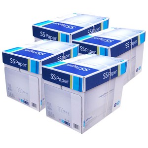 삼성전자 SS페이퍼 A4용지 복사용지 75g 4박스 10000매