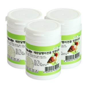 벅스앤미 애완달팽이영양사료, 120g, 3개