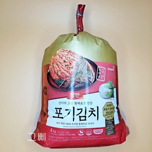 동원 양반 포기김치 4kg, 1개