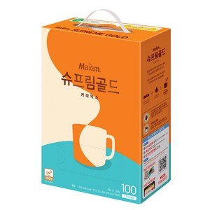 맥심 슈프림골드 커피믹스 100T (라떼크림함유), 13.5g, 100개입, 1개