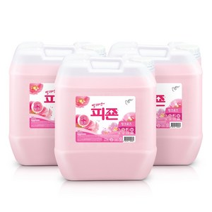 피죤 레귤러 섬유유연제 핑크로즈 본품, 20L, 3개