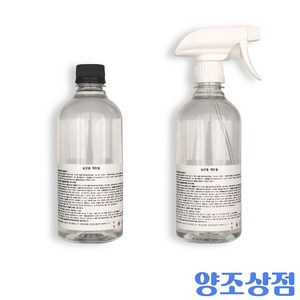 식품용 에탄올 알코올 소독용 살균용 75%, 선택1 에탄올 리필1개 스프레이1개, 1개, 500ml