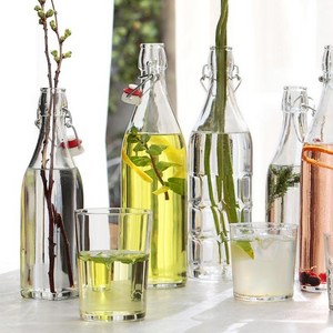 보르미올리 스윙 보틀 유리병 유리 물병 1000ml, 1개