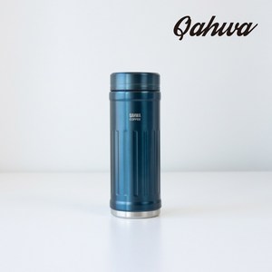 QAHWA 카와 커피 텀블러 테플론 코팅 410mm, 블루, 1개, 410ml