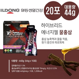 일동 스포츠 마라톤 에너지젤 파워젤 20팩 6가지맛, 44g, 20개