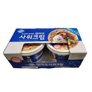 동원 냉장 덴마크 사워크림 970g, 450g, 2개