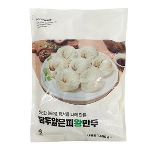 담두 얇은피 왕만두 1.4kg 고기만두 만두국 전골, 1개