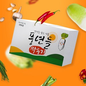 풍년들 깍두기 종이박스, 10kg, 1개