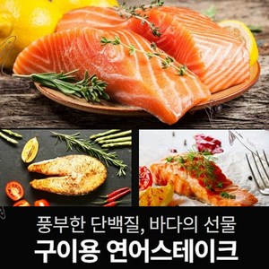 1+1 구이용 연어스테이크 500g 냉동연어 먹기좋게 몸통만 손질한 연어살(CD2M2), BB구이 스테이크용연어500g(1+1), 1개