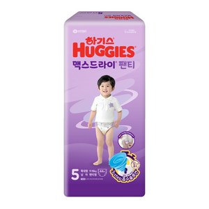 하기스 2024 맥스드라이 팬티형 기저귀 남아용, 5단계, 88매