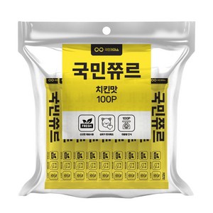 국민쮸르 치킨맛 쮸르 15g x 100개 고양이간식 츄르 추르