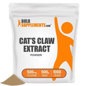 벌크 서플리먼츠 닷컴BULK S.COM 서플리먼츠. com Cats Claw 추출물 파우더 고양이 발톱 허브 500g 1.1파운드, 1.1 Pound (Pack of 1), 1개