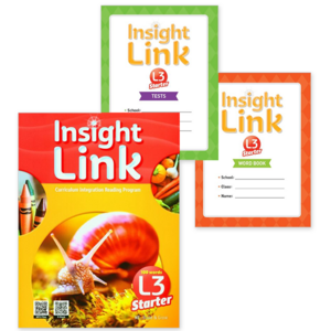 Insight Link Starter 3 Student Book+Workbook+QR Code+Tests+Word Book 세트 (Class Pack) NE능률 (전3권)