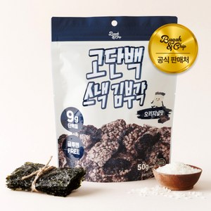 부각앤칩 고단백 스낵 김부각 오리지널맛 50g 6개