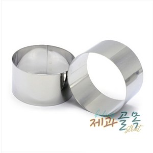 제과골목 소형 원형무스틀(80x45mm) 스콘원형틀, 80x45mm, 1개