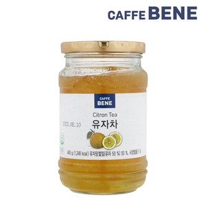 [카페베네] 국산 벌꿀이 함유된 깊고 진한 과일청 유자차 480g