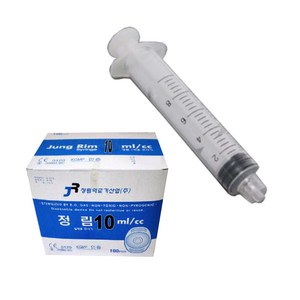 정림 루어락주사기 10cc 100개 (Lue-Lok Syinge), 1개