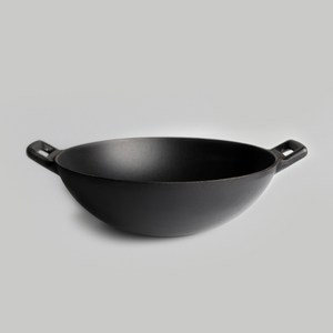 무쇠 주물 웍팬(WOK) 소/중/대, 중 30cm